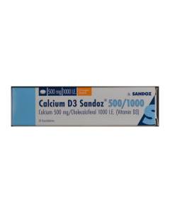 Calcium d3 sandoz (r) 500/1000 comprimés à mâcher