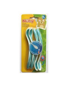 Nuby cuillères thermosensibles soft sensitive flex voûtées