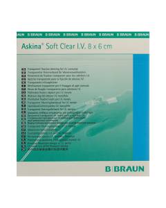 ASKINA Soft Clear I.V. Kanülenfixier 6x8cm 50 Stk