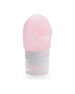 HERBA Silikon Reiseflasche mit Saugna 37ml rosa