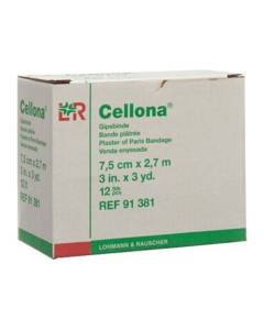 CELLONA Gipsbinden 2.75mx7.5cm feincremig