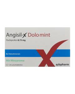 Angisil-x dolo mint, pastilles à sucer