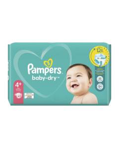 Pampers baby dry gr4+ 10-15kg maxi pack éco