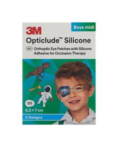 3M Opticlude Silicone Augenverband Midi