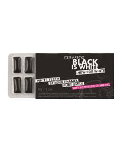 Curaprox black is white gomme mâcher