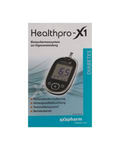 Healthpro-x1 glycomètre