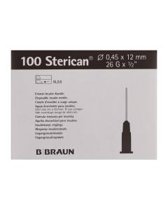 Sterican aigui 26g 0.45x12mm brun luer 100 pce
