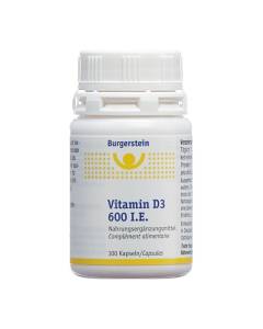 BURGERSTEIN Vitamin D3 Kaps 600 IE