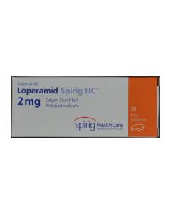 Lopéramide spirig hc 2 mg, comprimés pelliculés (r)