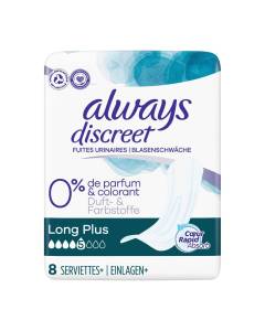 Always discreet incontinence 0%