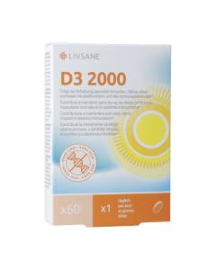Livsane vitamine d3 2000 softgelcapsules