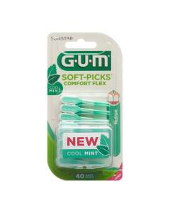 GUM SUNSTAR Soft Picks Comfort Flex re mint