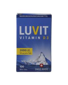 LuVit Vitamin D3 Mini-Tabs 2000 IE