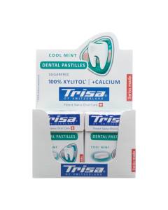 TRISA Dental Pastillen Fresh Mint Display 12 Stk