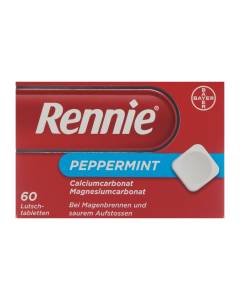 Rennie (r) peppermint comprimés à sucer, rennie (r) spearmint comprimés à sucer