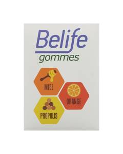 Belife gommes Propolis Honig-Orange