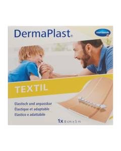 DERMAPLAST TEXTIL Schnellverb 8cmx5m