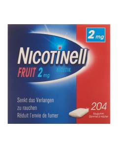 Nicotinell cool mint, fruit, licorice noir, spearmint, tropical fruit 2 mg/4 mg, gomme à mâcher