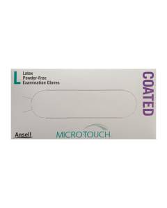 Micro-touch coated gants d'examen