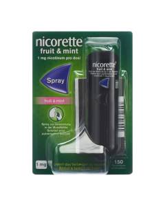 Nicorette (r) mint et nicorette (r) fruit & mint solution pour pulvérisation buccale