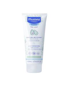 Mustela 2en1 gel nettoyant peau normale