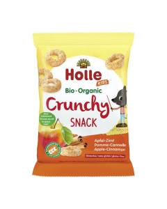 HOLLE Bio-Crunchy Snack Apfel Zimt