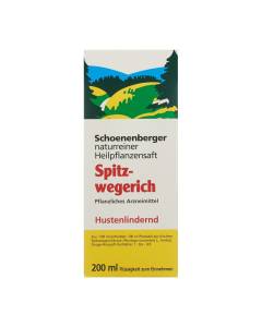 Schoenenberger plantain suc plantes méd