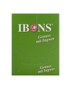 IBONS Ingwer Bonbon Display Zitrone o Z 10x75g
