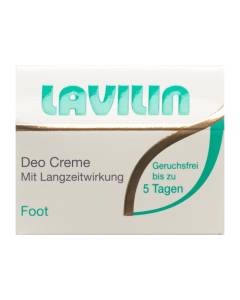 Lavilin foot deodorant cream