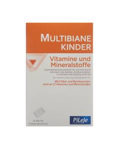 MULTIBIANE Kinder Vitamine und Mineralstoffe Plv Btl 20 Stk