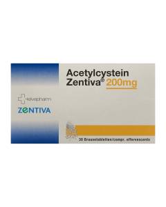 Acetylcystein zentiva (r) 200 mg/600 mg