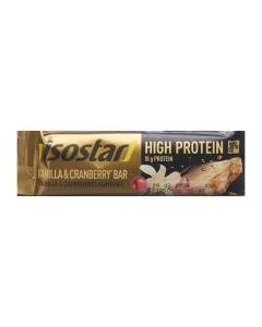 Isostar High Protein Riegel Vanilla & Cranberry