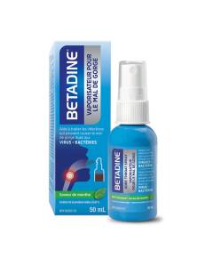 Betadina (tm) spray désinfectant pour bouche et gorge