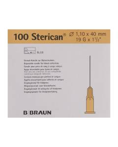 Sterican aigui 19g 1.10x40mm ivoire luer 100 pce