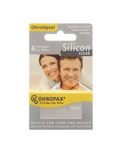 Ohropax silicon clear sourdines