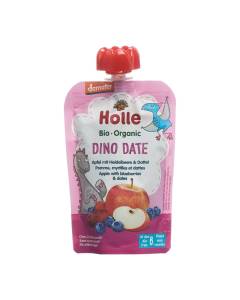 Holle dino date pouchy pomme myrtille dattes