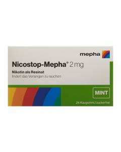 Nicostop-Mepha Kaugummi