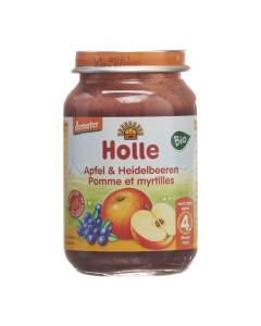 HOLLE Apfel & Heidelbeeren Bio