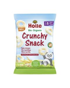 HOLLE Bio-Crunchy Snack Reis Linsen