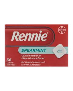 Rennie (r) peppermint comprimés à sucer, rennie (r) spearmint comprimés à sucer