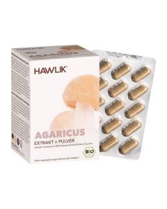 HAWLIK Agaricus Extrakt + Pulver Kaps