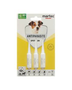 MARTEC PET CARE Spot ANTIP <15kg Hunde 3 x 1.5 ml