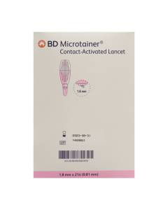 Bd microtainer lancettes cont 21gx1.8mm pi