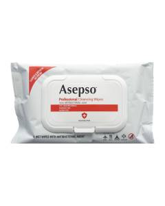 Asepso lingettes nettoyantes avec agent antibactérien sach