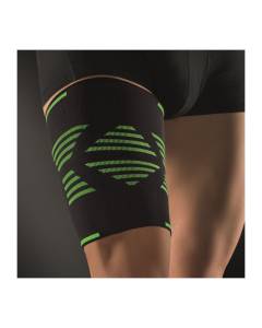 Bort activecolor sport bandage de cuisse s noir/vert