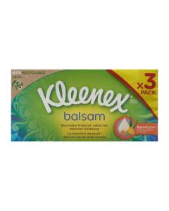 Kleenex balsam mouchoirs box