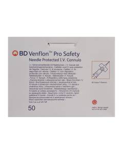 BD VENFLON Pro Safety 22G 0.9x25mm blau 50 Stk