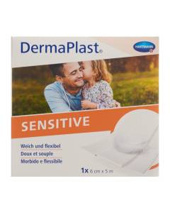 DERMAPLAST SENSITIVE Schnellverb wei 6cmx5m