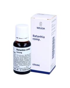 WELEDA Ratanhia comp Anwendung in Mundhöhle 20 ml