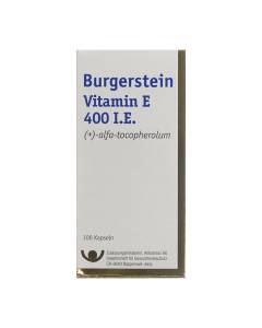 Burgerstein Vitamin E-Kapseln 100 I.E./400 I.E.
